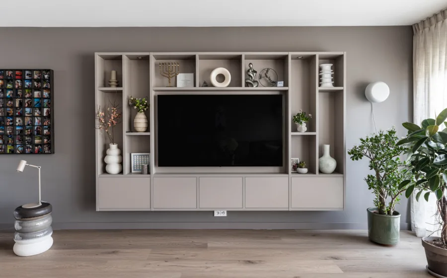 Cinewall kast op maat voor een mooie manier om je tv op te bergen