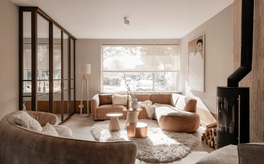 Woonkamer Japandi interieur