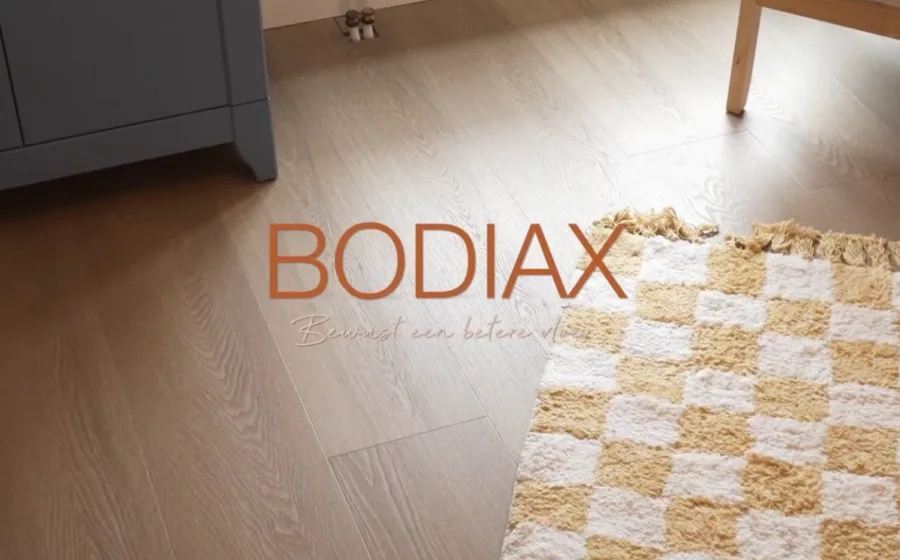 Detail houtlook pvc vloer van het merk Bodiax