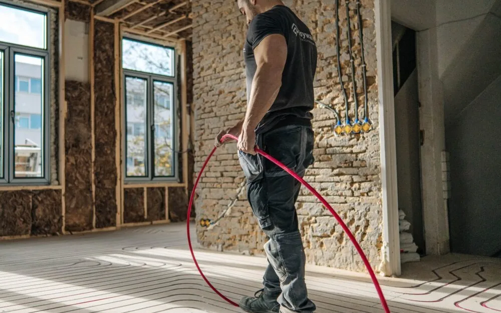 Easywarm vloerverwarming leggen