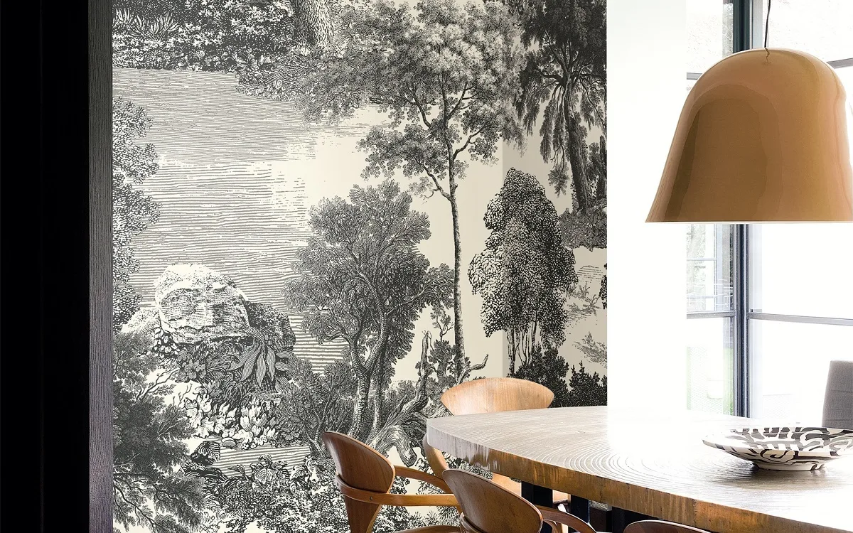 Masureel Behang Natuur Botanisch bij Aanhuis.nl