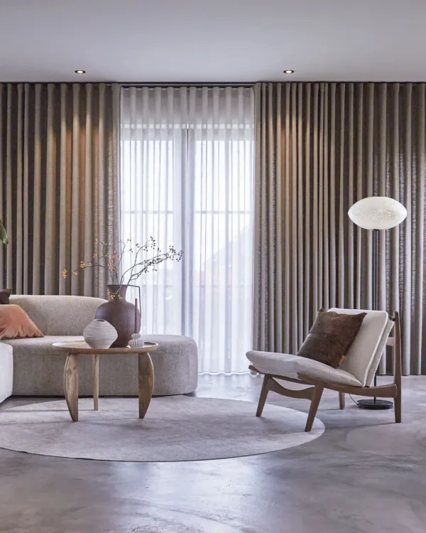 Gordijnen voor grote raampartijen