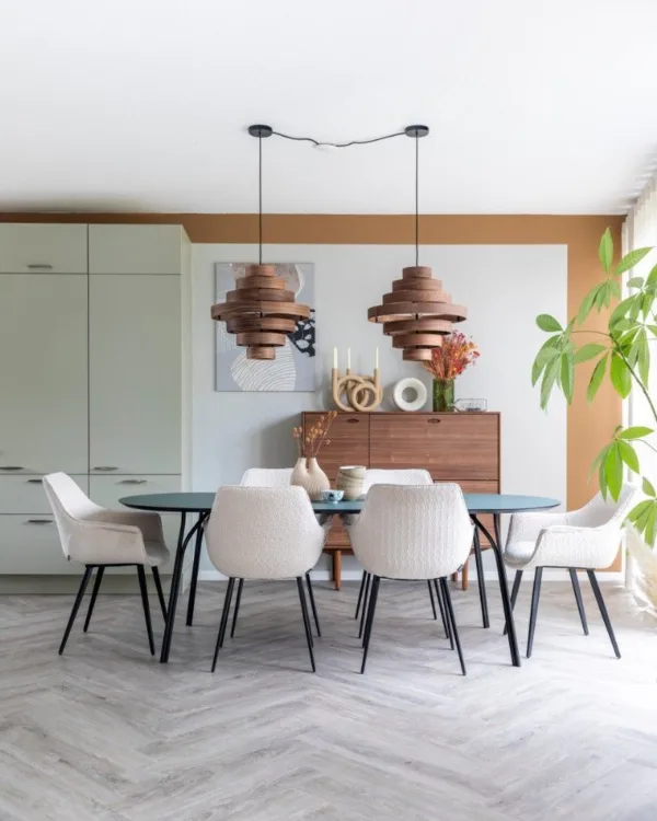 PVC visgraatvloer in de woonkamer