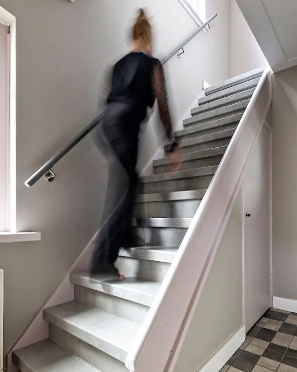 Trapbekleding lichtgrijs steenlook