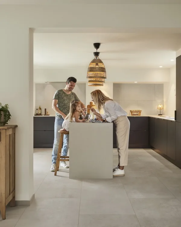 COR Etec pvc naturals megatiles tegels bruin keuken