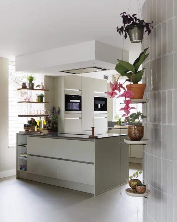 Gietvloer in de keuken