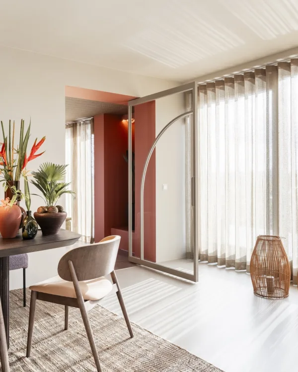 warm kleurrijk luxaflex gordijnen