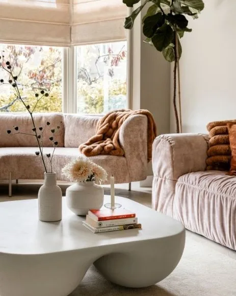 Sfeerfoto woonkamer in Japandi stijl in vtwonen