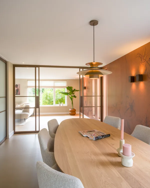 Prachtige bronze stalen deuren gerealiseerd door Aanhuis.nl - Zen Romance