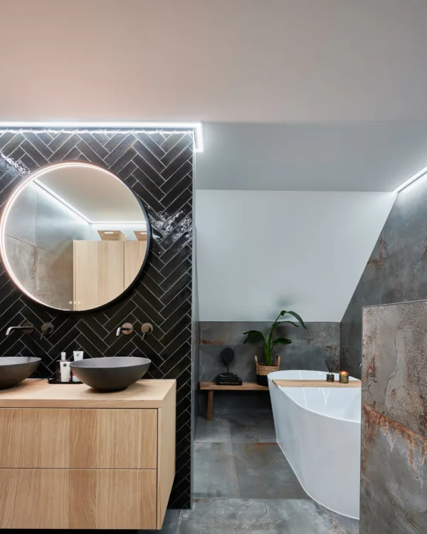 Plameco spanplafonds in de badkamer