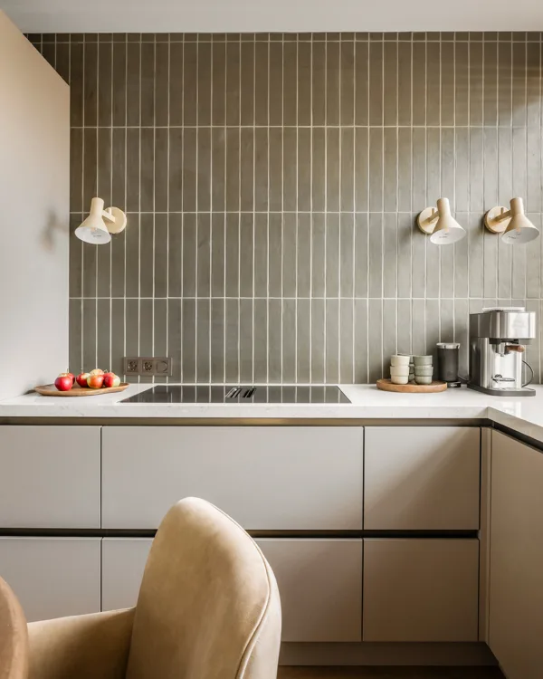 Compacte keuken met slimme opbergruimte