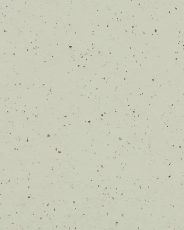 Lichtgrijs marmoleum met een subtiel gespikkelde structuur.