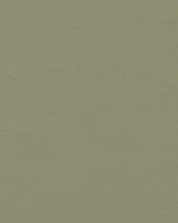 Effen grijsgroen marmoleum in de kleur Rosemary Green.