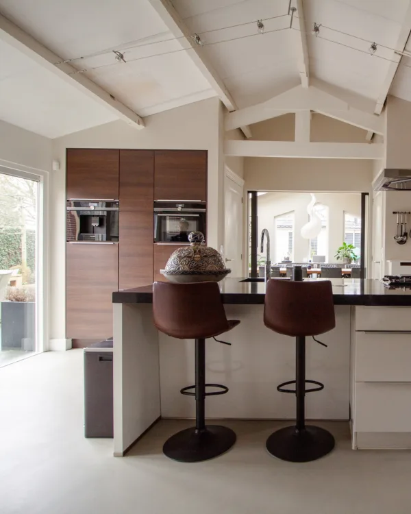 Gietvloeren Corestone Nature Grey Taupe in keuken