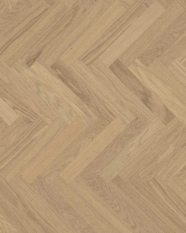 Bjelin Woodura Herringbone Select Sigtuna Misty White | Close-up foto
