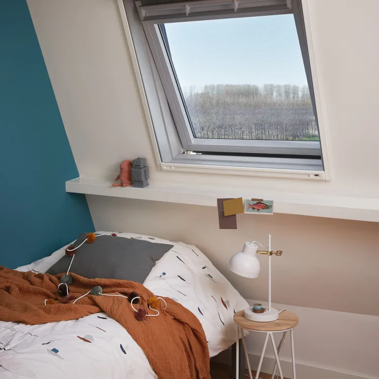 Rolhor in een draaikiepraam