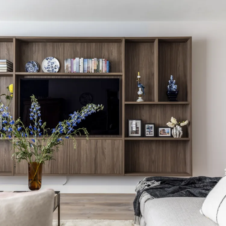 Cinewall in de woonkamer