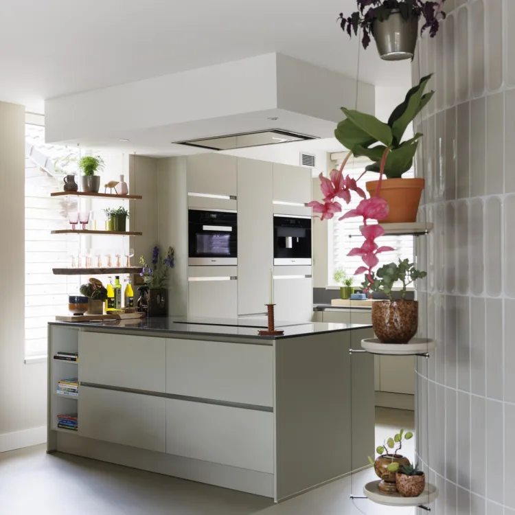 Gietvloer in de keuken