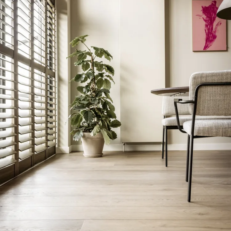 Coretec pvc vloer in new chic woonstijl