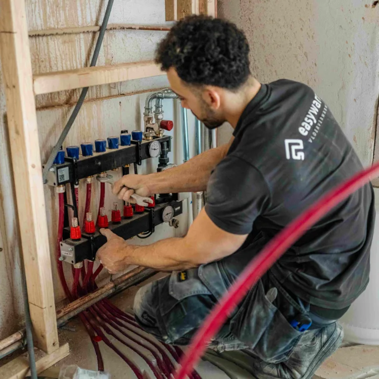 Monteren van vloerverwarming