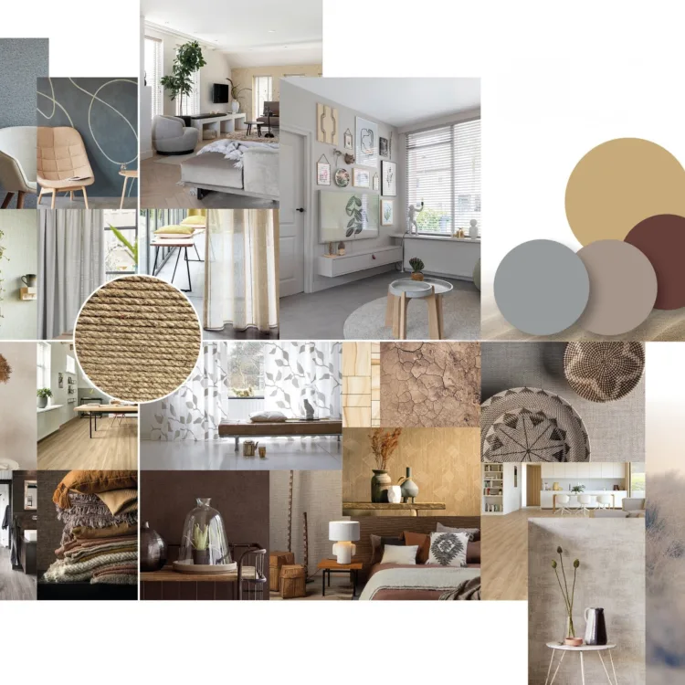 Moodboard woonstijl Basic naturel