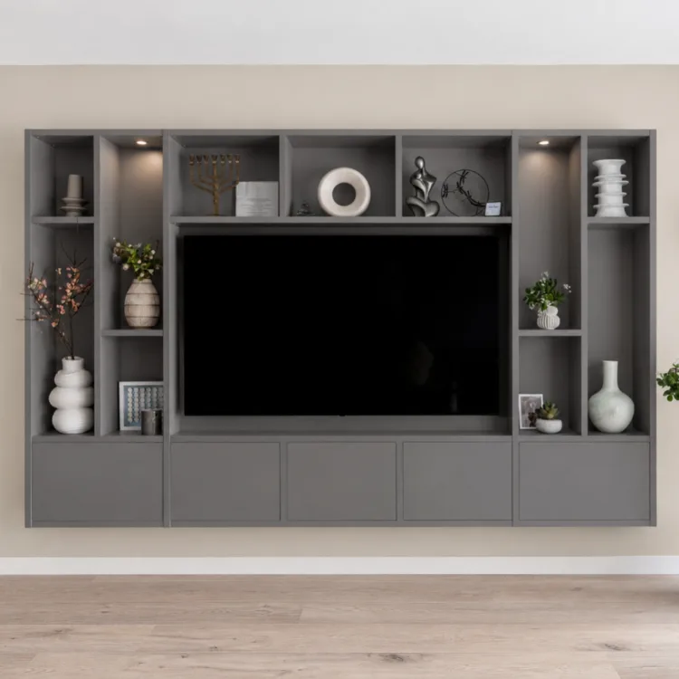 Hangende Cinewall Modern Grijs - UA01