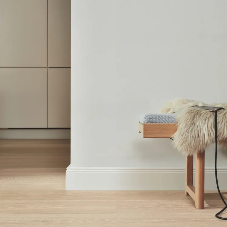 Lichte eiken houten vloer