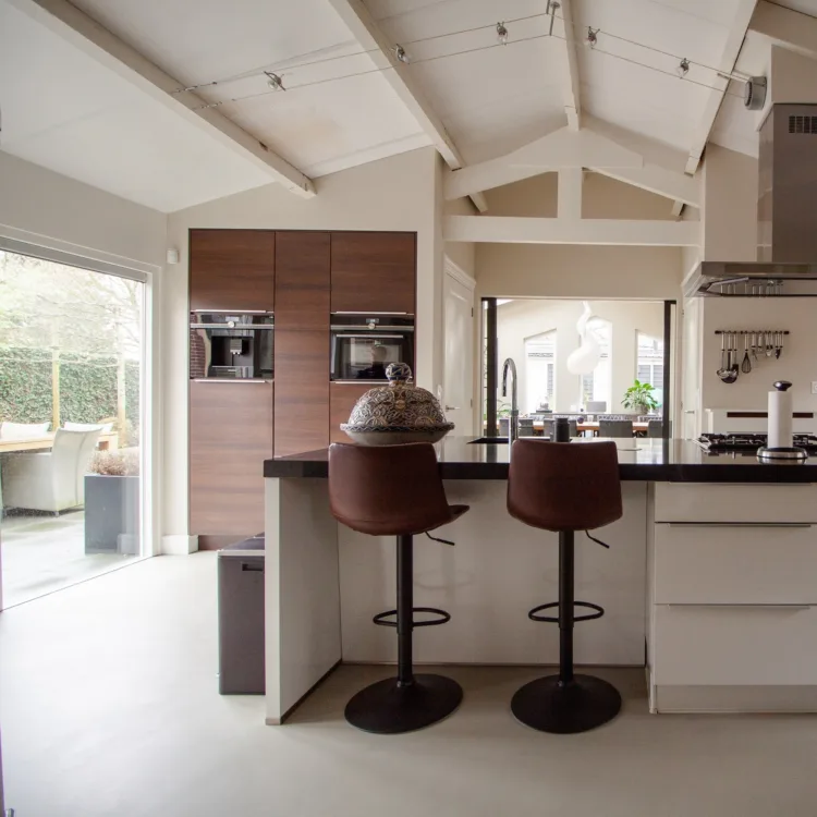Gietvloeren Corestone Nature Grey Taupe in keuken