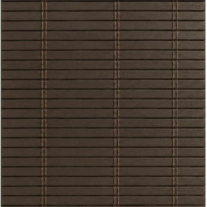 Detail Geweven hout raamdecoratie kleur Coffee 40810