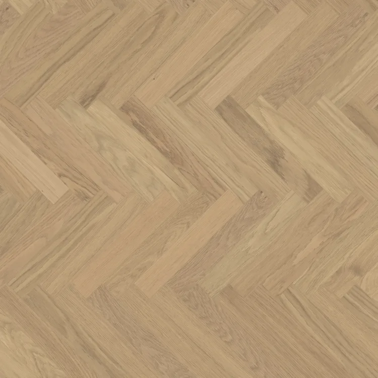 Bjelin Woodura Herringbone Select Sigtuna Misty White | Close-up foto